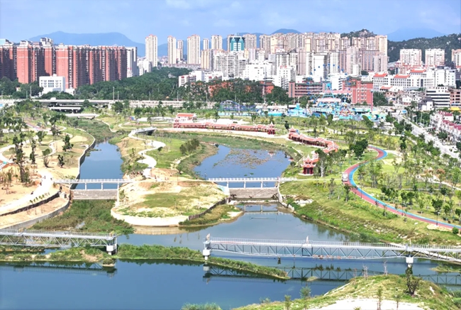 惠安“城市綠肺”——東湖公園。惠安縣融媒體中心供圖